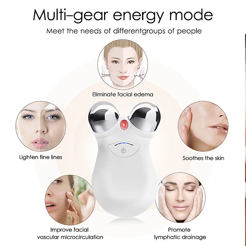 Charm Beauty™ Microcurrent Massager face lift skin
